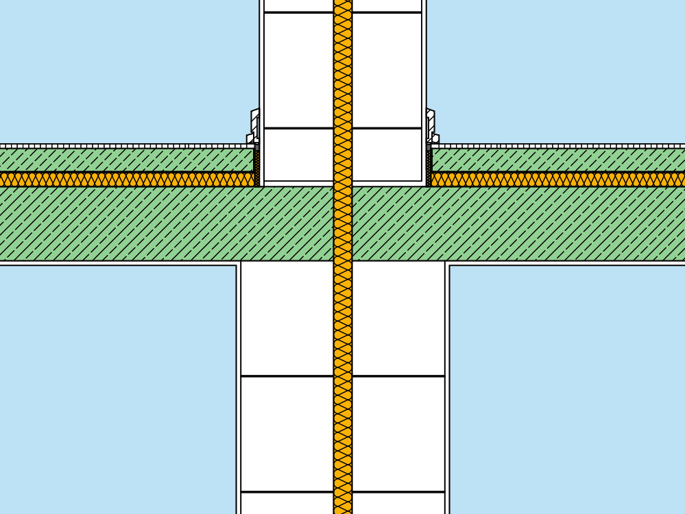 Detail mit Trennfuge